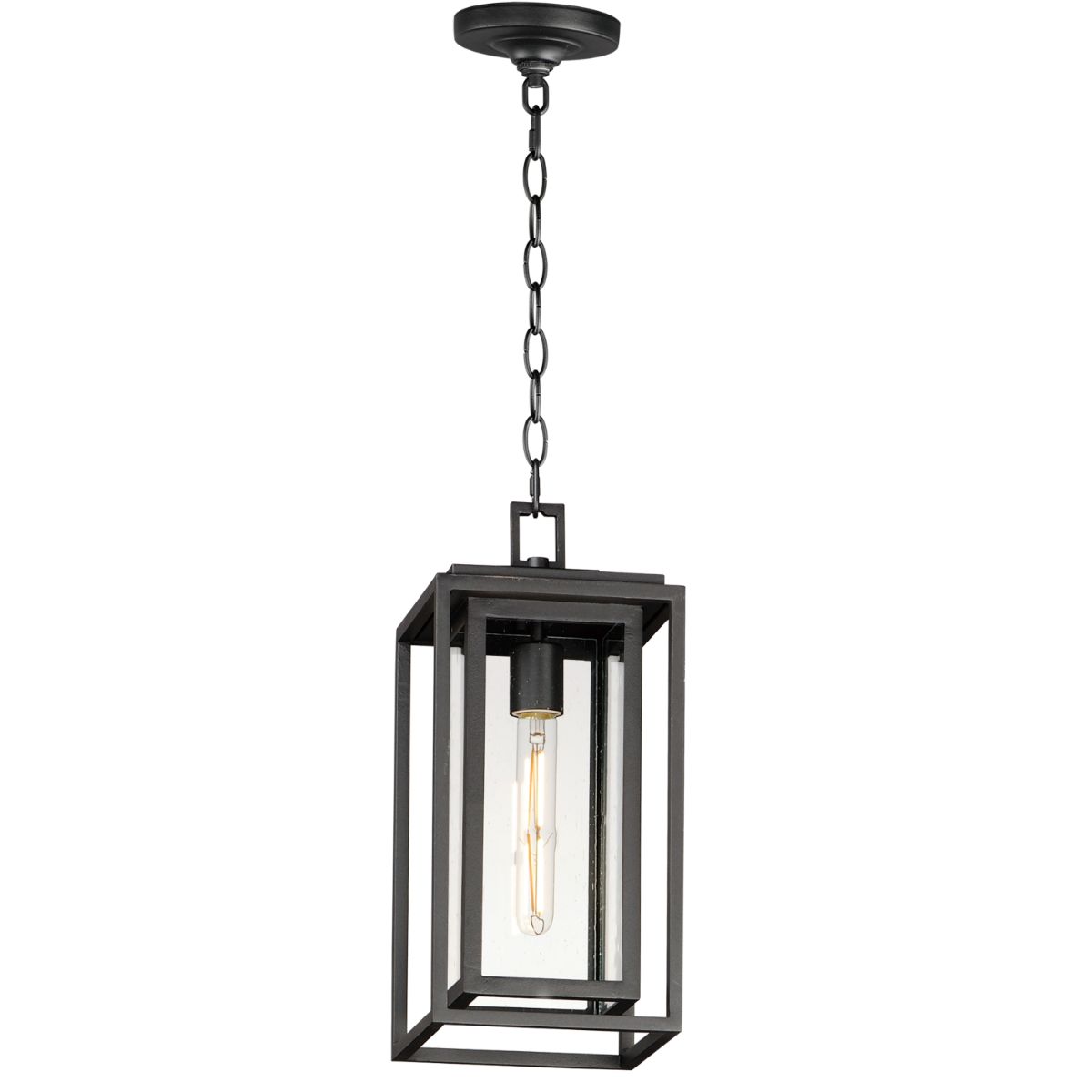 Cabana 16 in. Outdoor Pendant Light Black Finish - Bees Lighting
