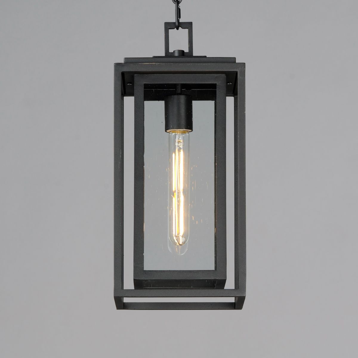Cabana 16 in. Outdoor Pendant Light Black Finish - Bees Lighting