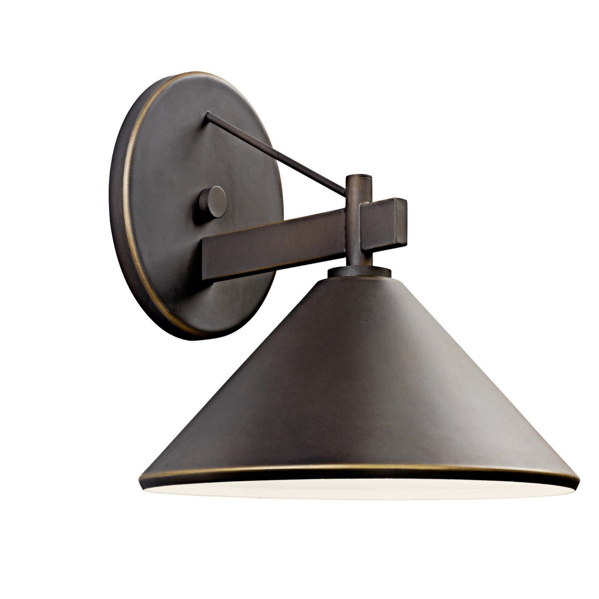 Ripley 12" Outdoor Wall Light, Olde Bronze Finish - Bees Lighting
