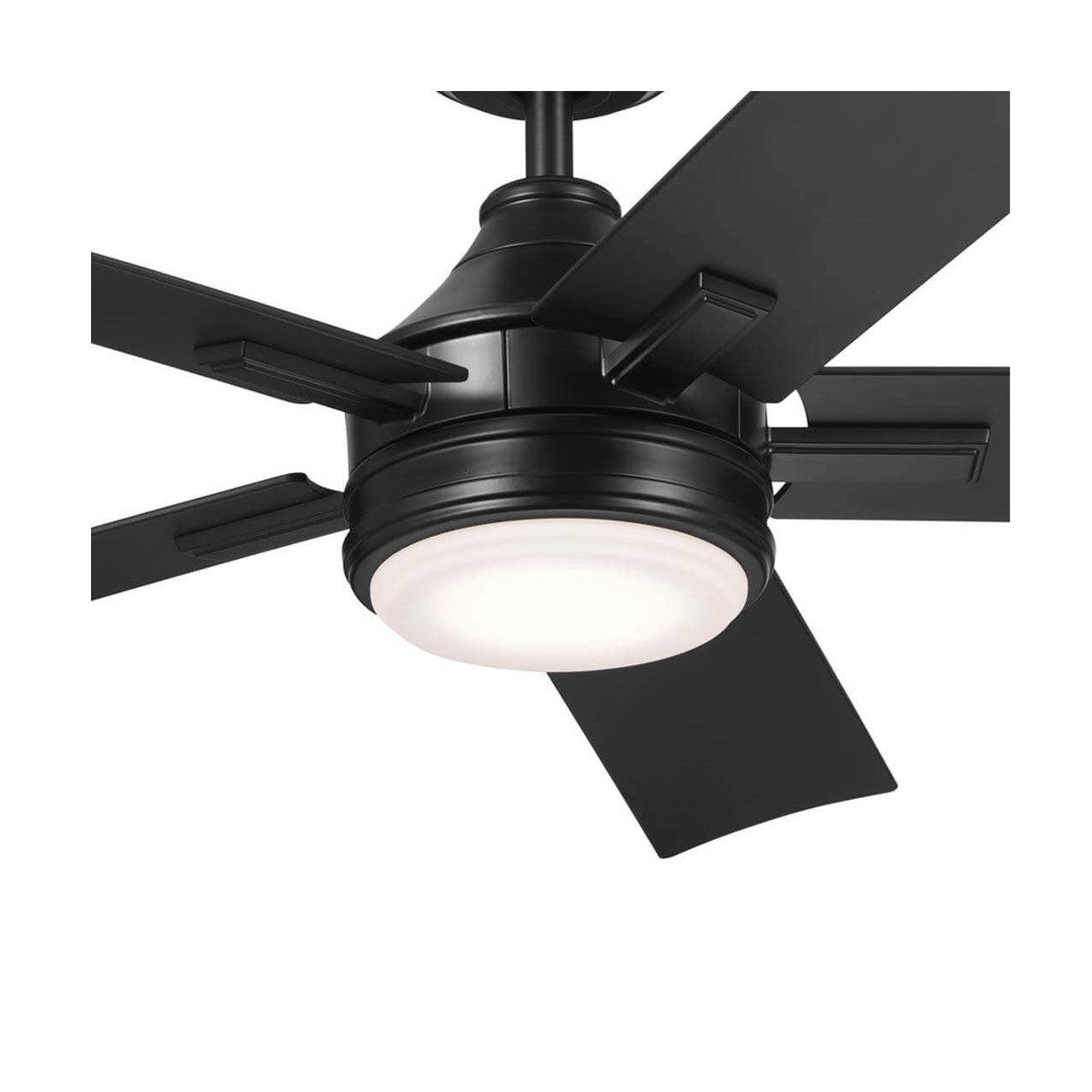 Tide 52 Inch Indoor/Outdoor Ceiling Fan With Light And Remote - Bees Lighting