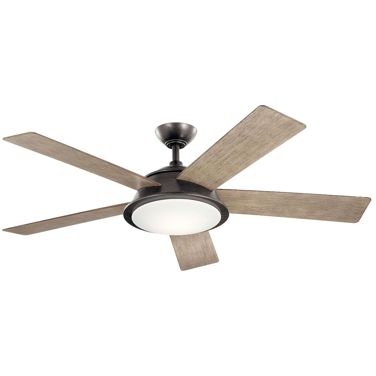 Verdi 56 Inch Coastal Indoor/Outdoor Ceiling Fan With Light And Remote - Bees Lighting