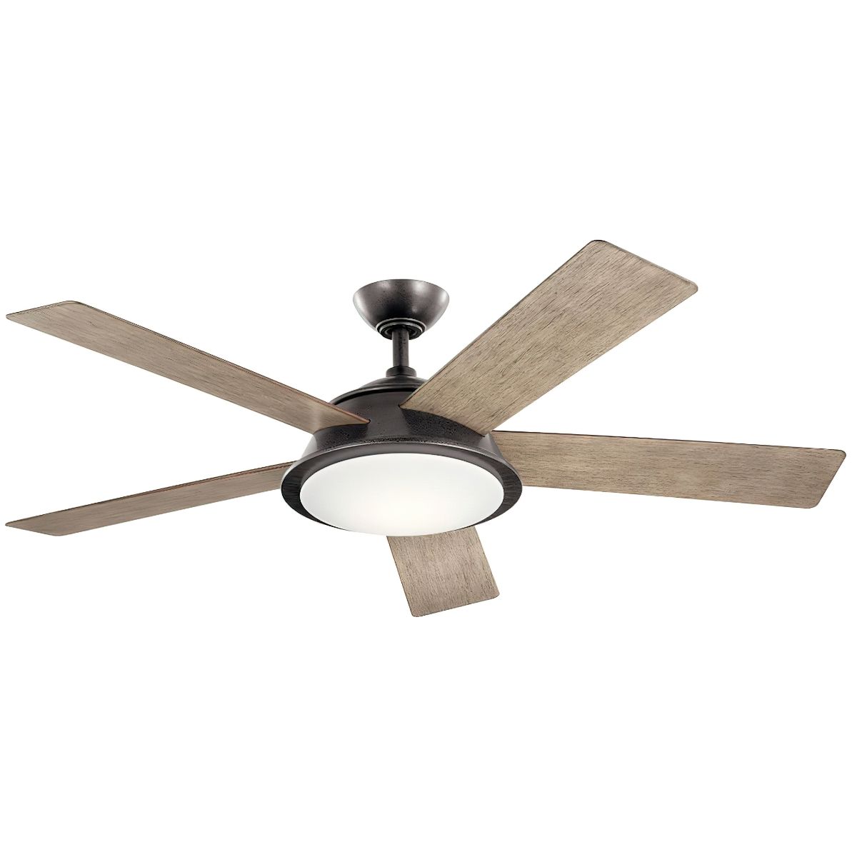 Verdi 56 Inch Anvil Iron LED Coastal Ceiling Fan with Remote - Bees Lighting