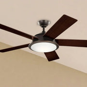 Verdi 56 Inch Olde Bronze LED Coastal Ceiling Fan with Remote - Bees Lighting