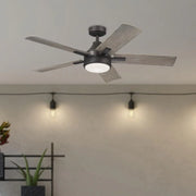 Tide Weather+ 52 Inch Olde Bronze LED Wet Rated Ceiling Fan with Remote - Bees Lighting