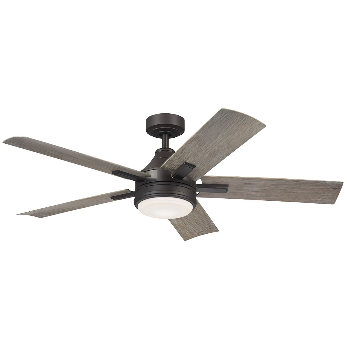 Tide Weather+ 52 Inch Olde Bronze LED Wet Rated Ceiling Fan with Remote - Bees Lighting