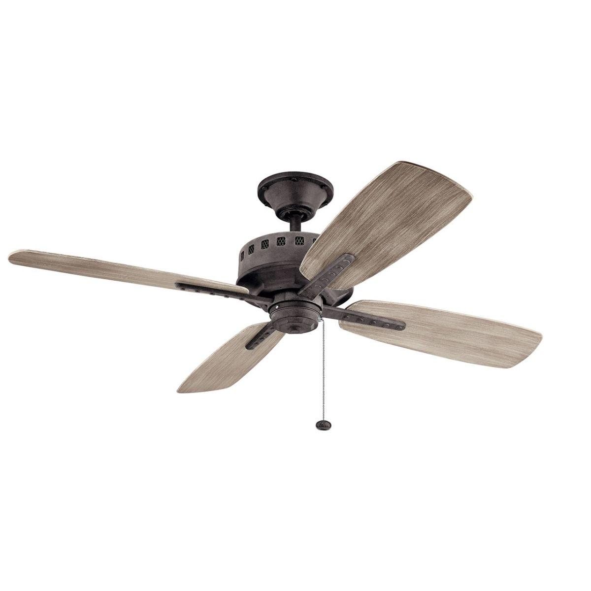 Eads 52 Inch Outdoor Ceiling Fan With Pull Chain - Bees Lighting