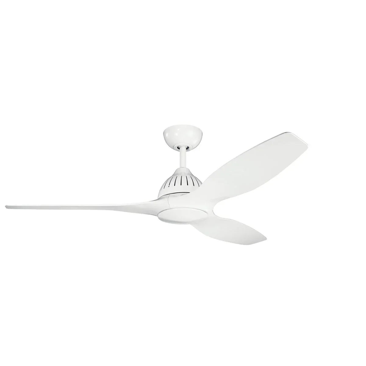 Jace 60 Inch White Damp Rated LED Ceiling Fan with Wall Control - Bees Lighting