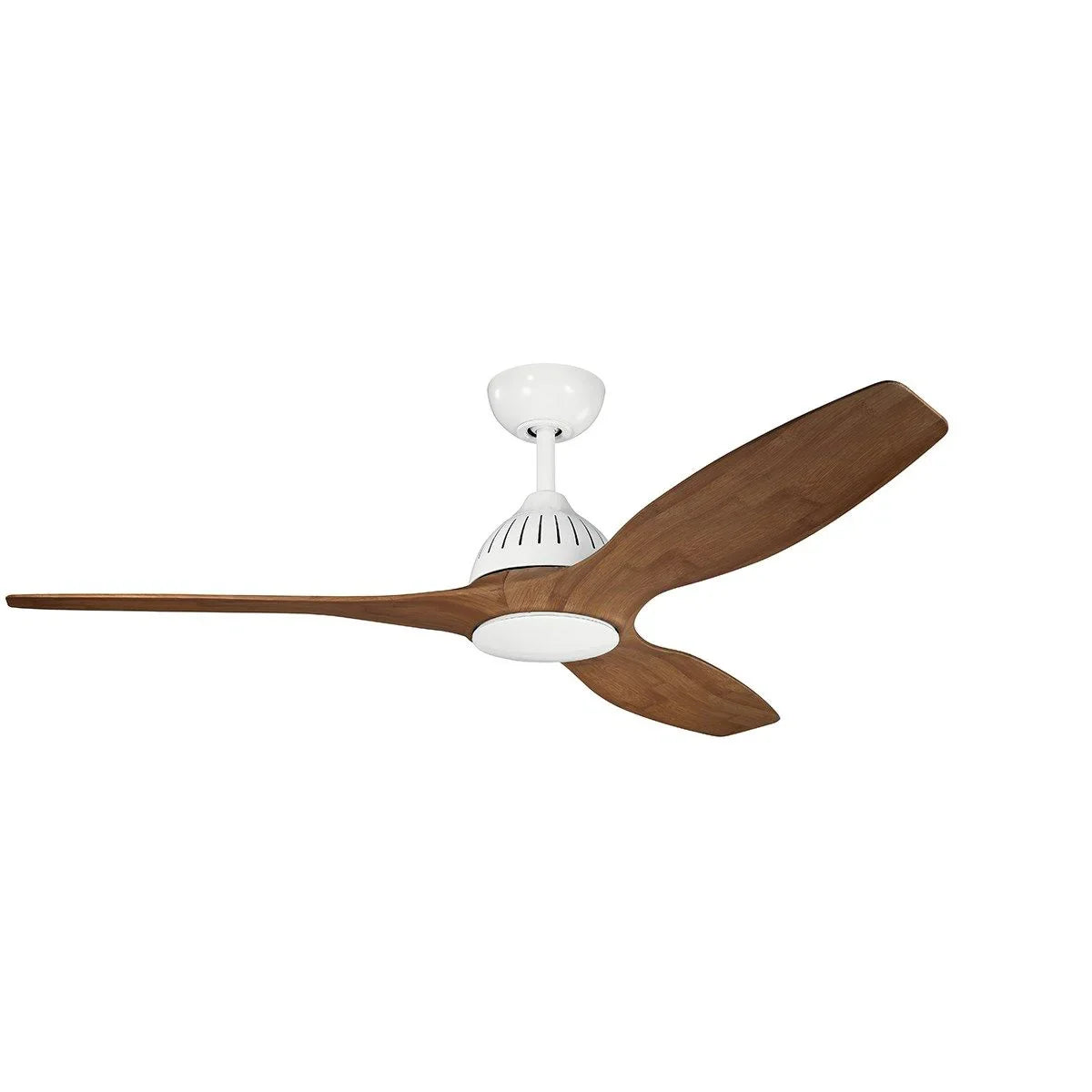 Jace 60 Inch White Damp Rated LED Ceiling Fan with Wall Control - Bees Lighting
