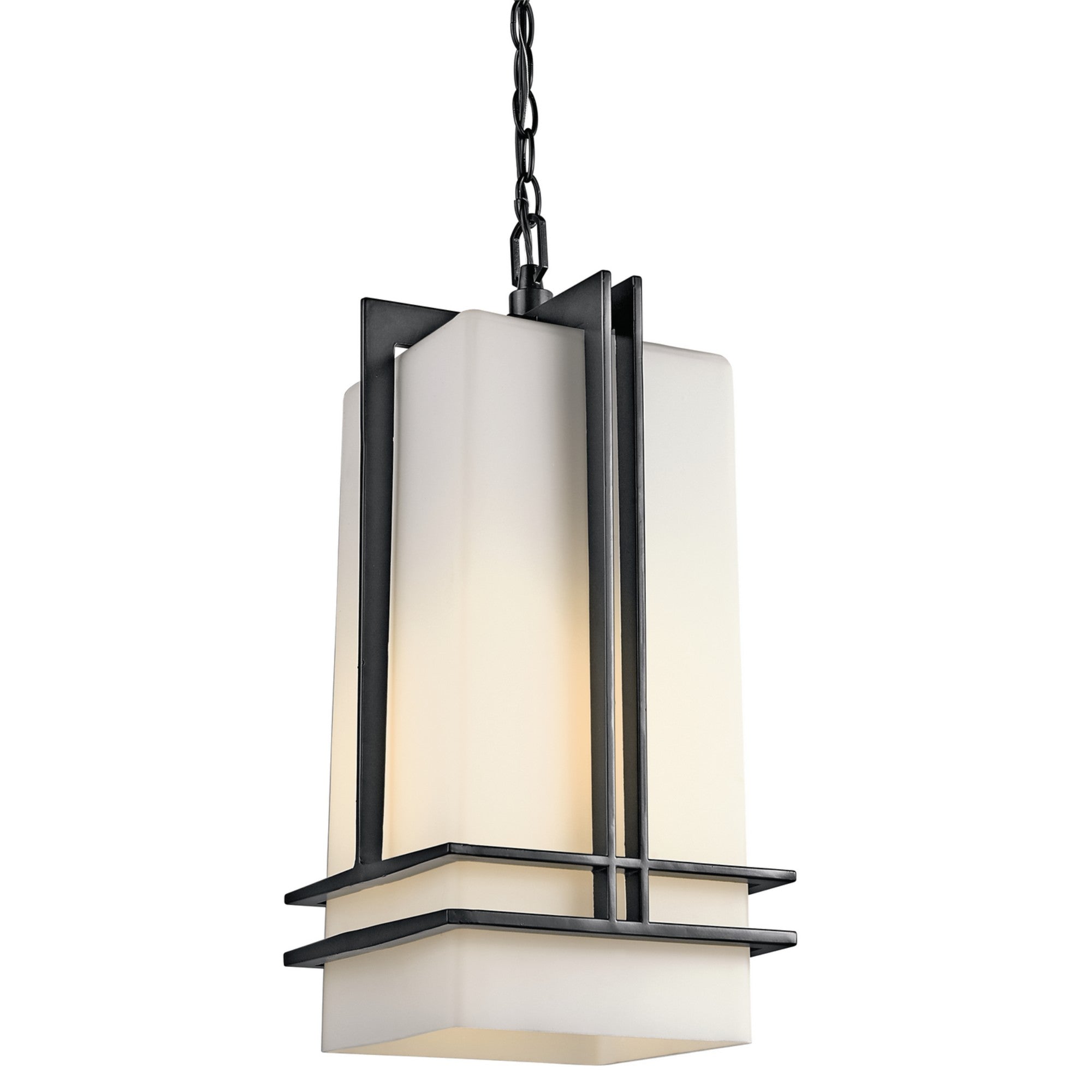 Tremillo 17" Outdoor Pendant, Black Finish - Bees Lighting