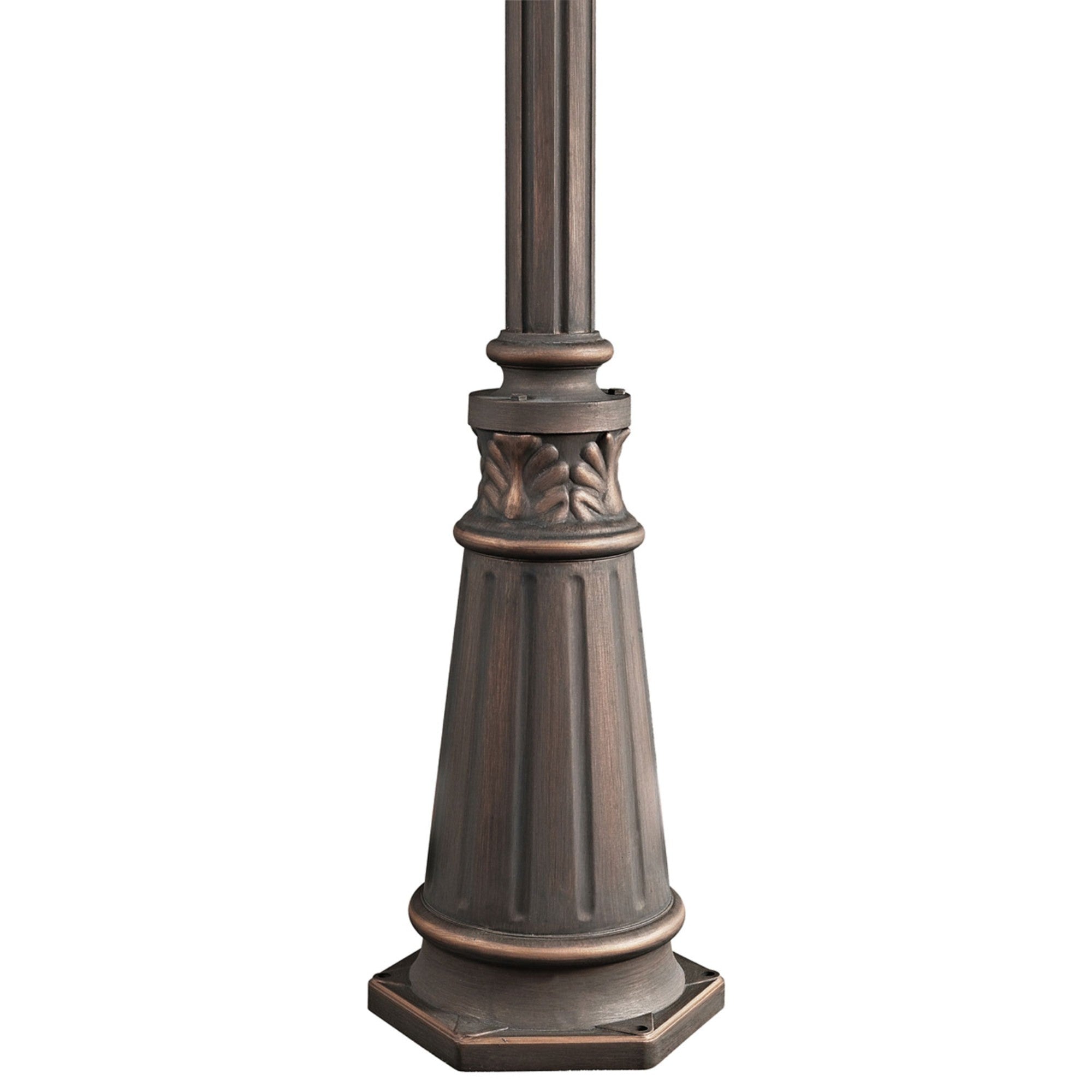 Kichler 6ft x 3 in Round Light Post - Bees Lighting
