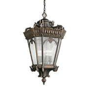 Tournai 34" 4-Light Outdoor Pendant, Londonderry Finish - Bees Lighting