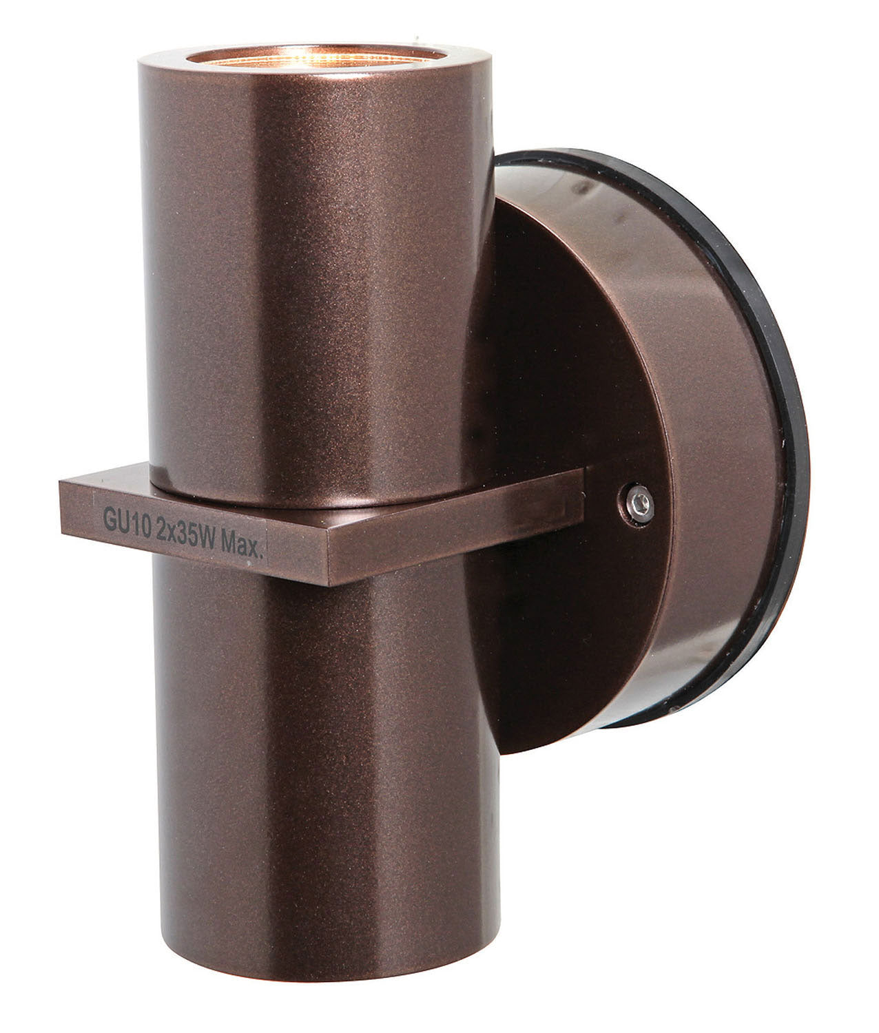 Outdoor Cylinder Light, Up/Down Light, 35W, 120V, Bronze, Bulb Not Included - Bees Lighting