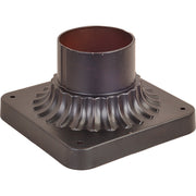 Outdoor Essentials 3.5" Aluminum Pier Mount Base Oil Rubbed Bronze Finish