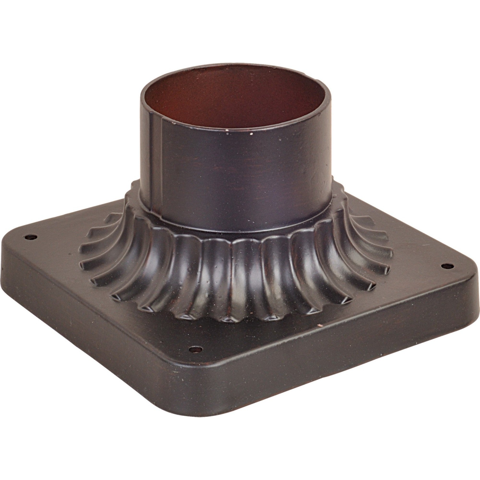 Outdoor Essentials 3.5" Aluminum Pier Mount Base Oil Rubbed Bronze Finish