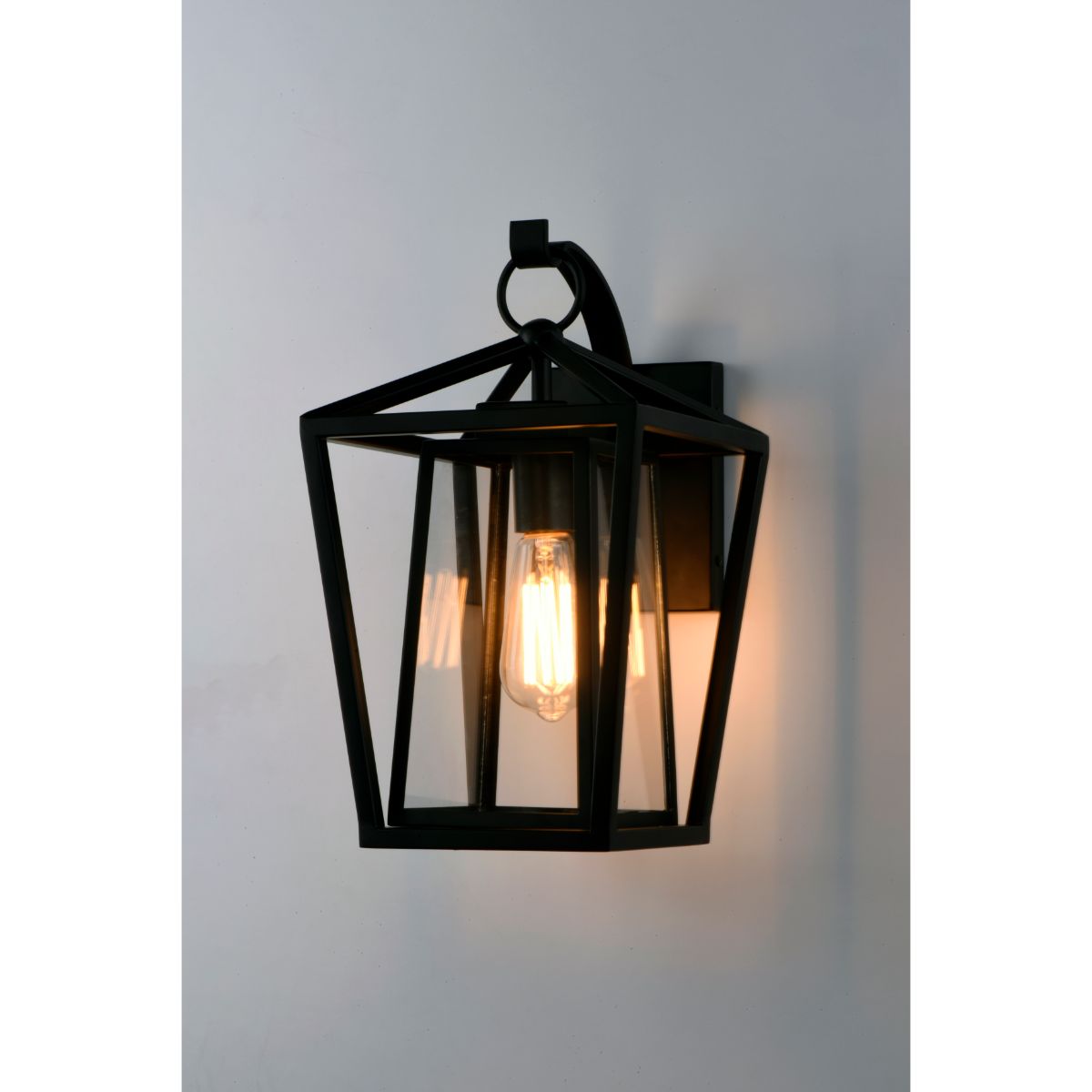 Artisan 14 in. Outdoor Wall Light Black Finish - Bees Lighting