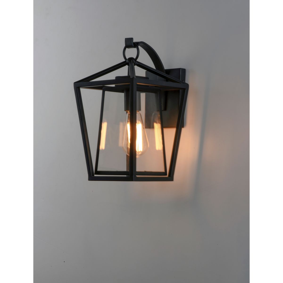 Artisan 14 in. Outdoor Wall Light Black Finish - Bees Lighting