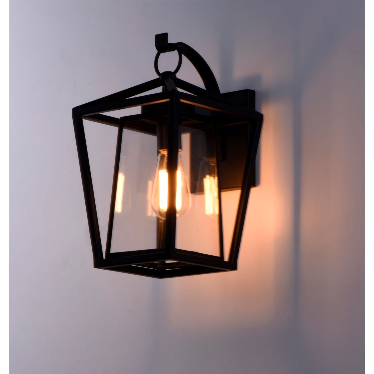 Artisan 15 in. Outdoor Wall Light Black Finish - Bees Lighting
