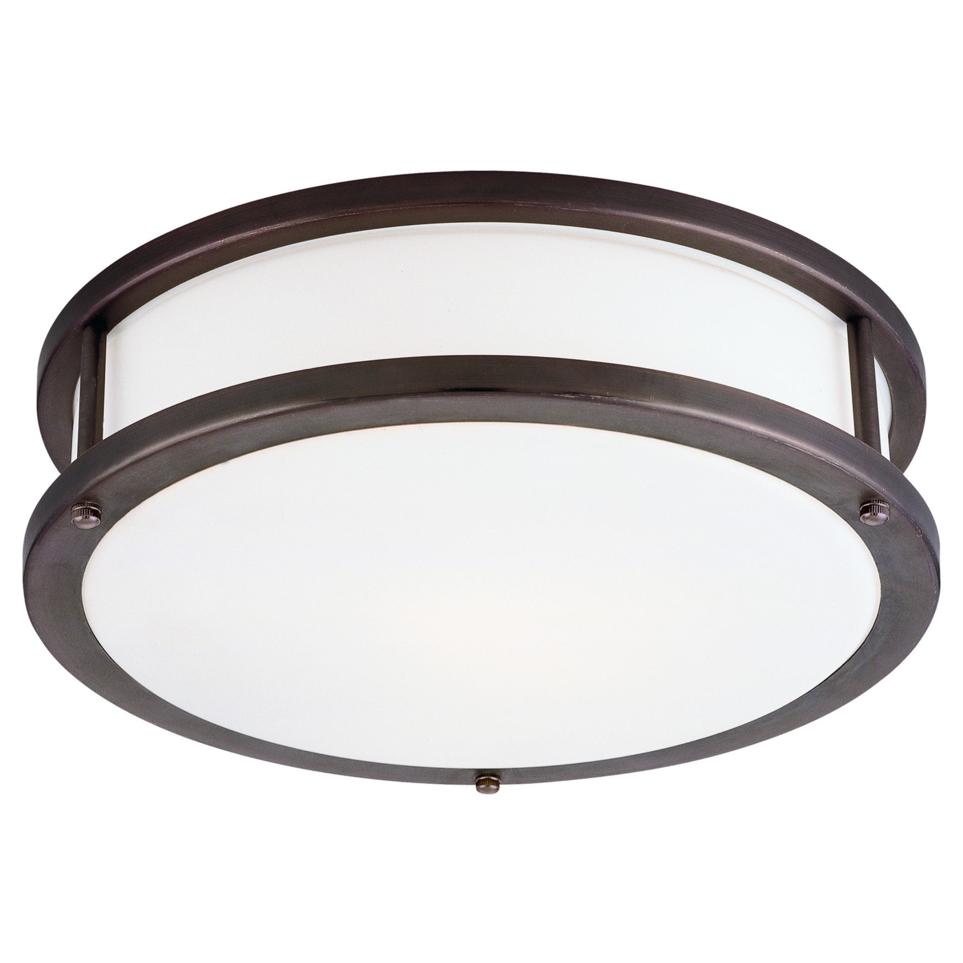 Conga 19" 3-Light Flush Mount, Bronze Finish - Bees Lighting