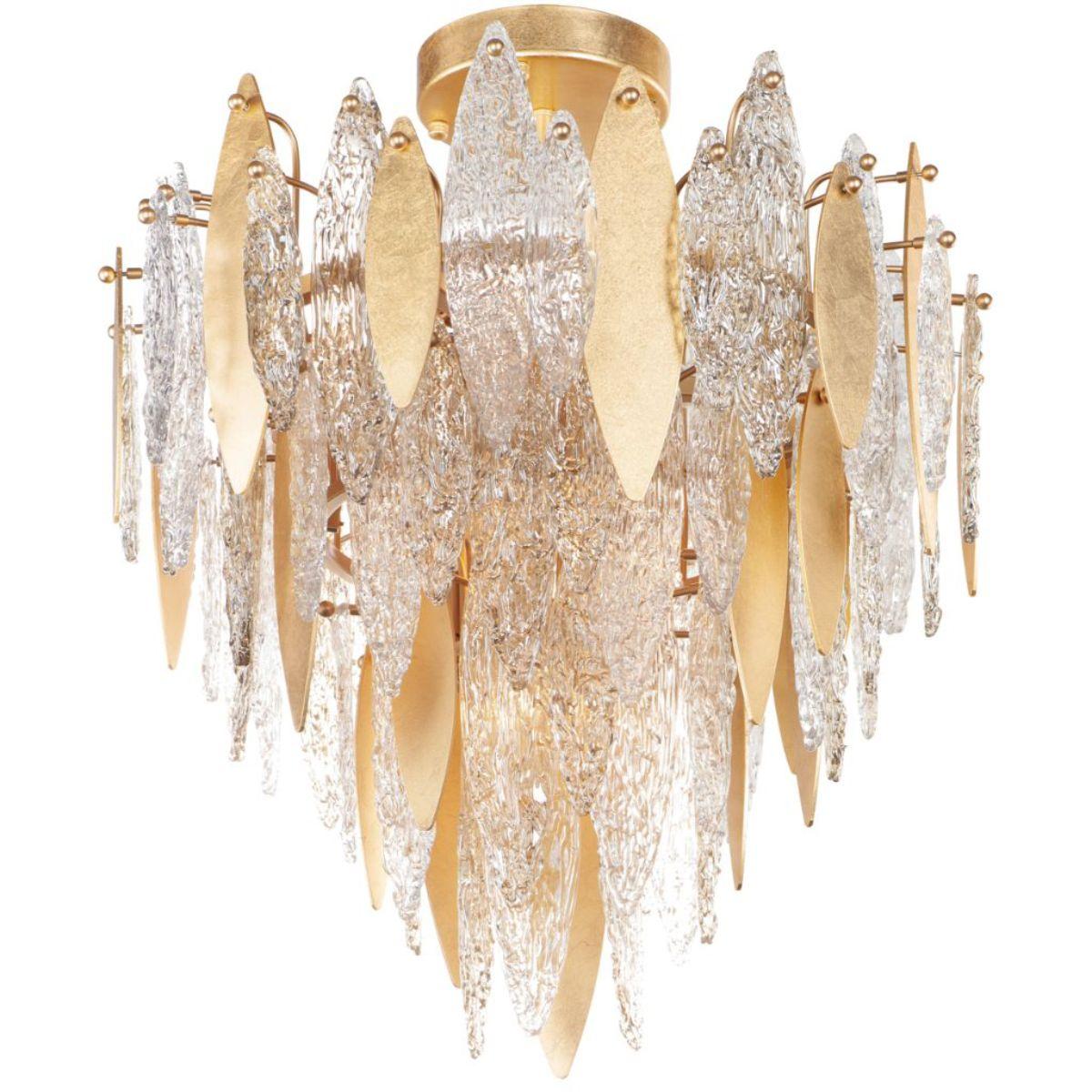 Majestic 29 in. Flush Mount Light Gold Finish - Bees Lighting
