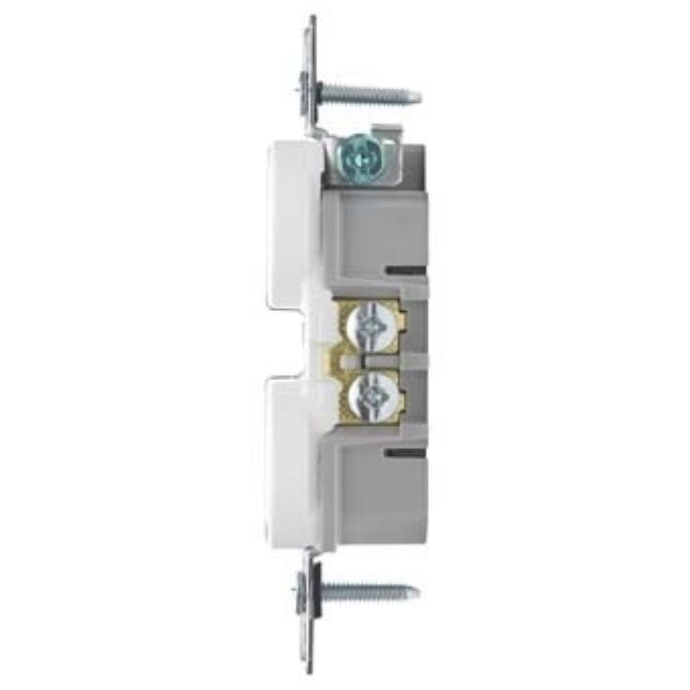 Trademaster 15A Tamper-Resistant Duplex Receptacle, White - Bees Lighting