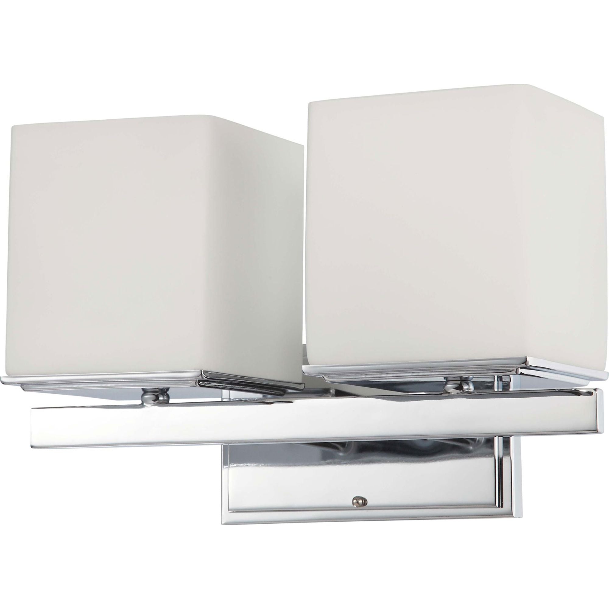 Bento 14" 2-Light Vanity, Polished Chrome Finish - Bees Lighting