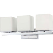 Bento 22" 3-Light Vanity, Polished Chrome Finish - Bees Lighting