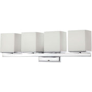 Bento 30" 4-Light Vanity, Polished Chrome Finish - Bees Lighting