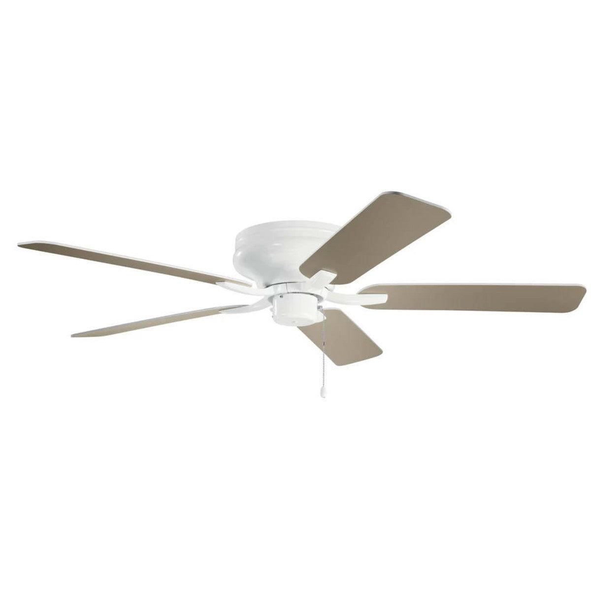 Basics Pro 52 Inch Low Profile Ceiling Fan With Pull Chain - Bees Lighting