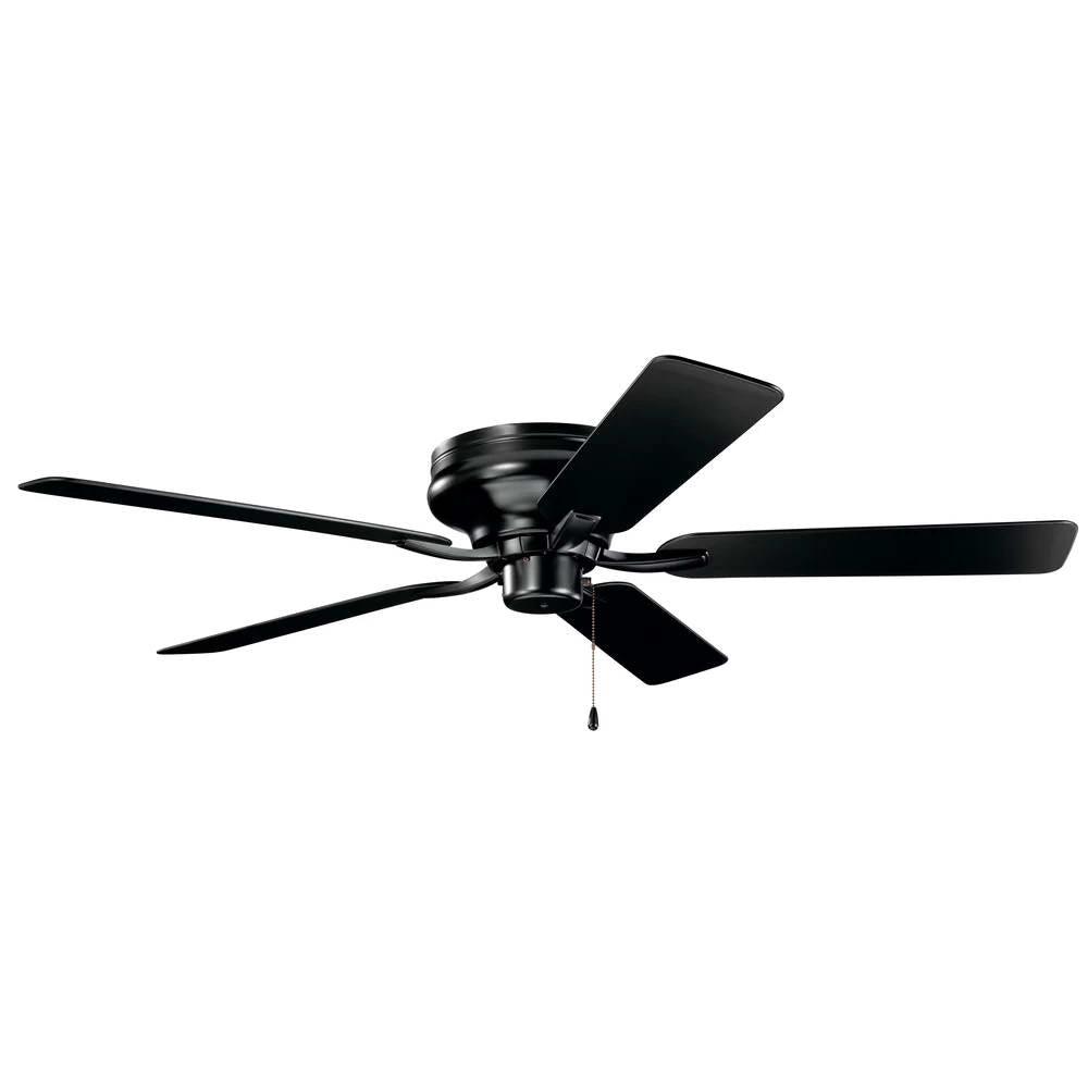 Basics Pro 52 Inch Low Profile Outdoor Ceiling Fan With Pull Chain