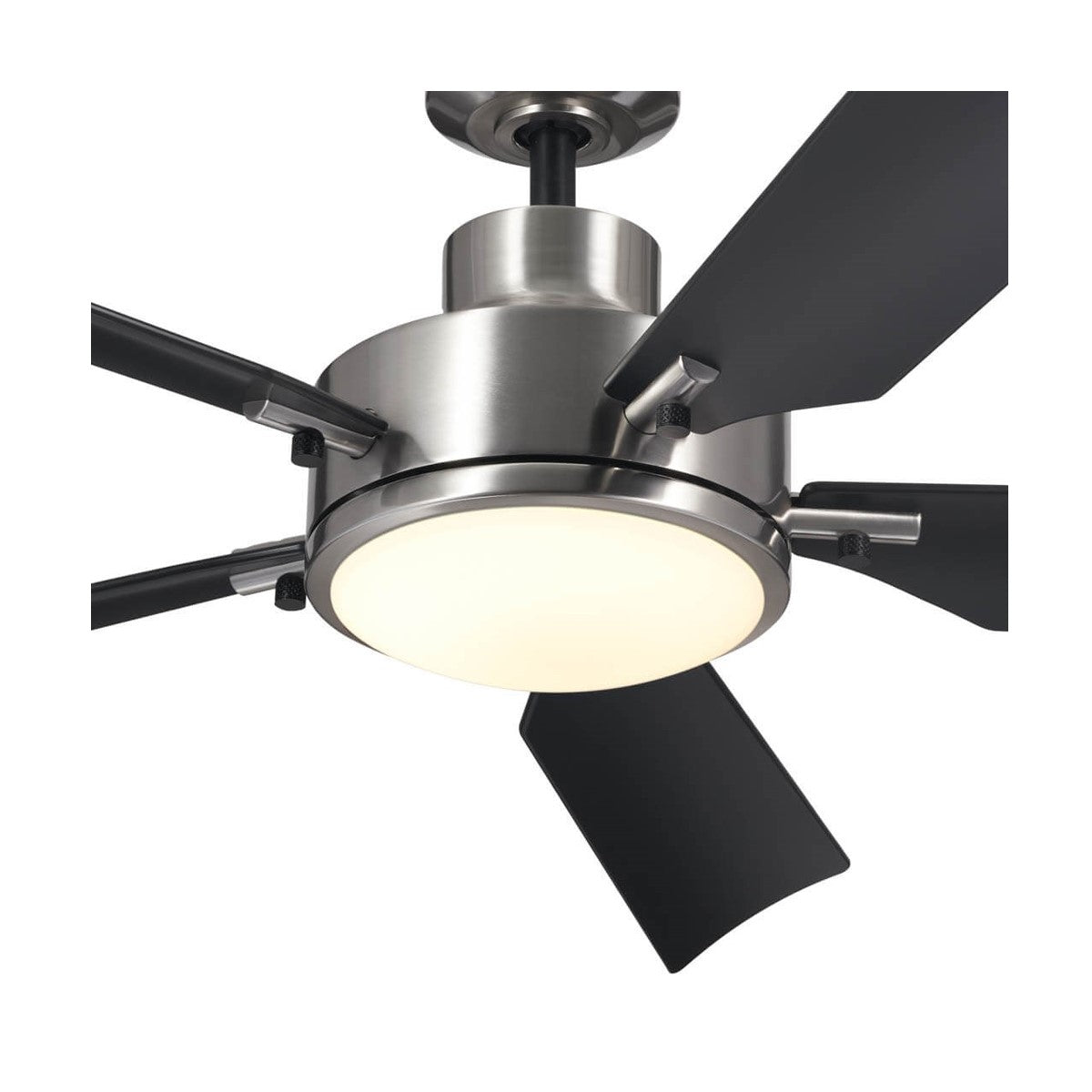 Guardian 56 Inch Steel and Black LED Ceiling Fan with Remote - Bees Lighting