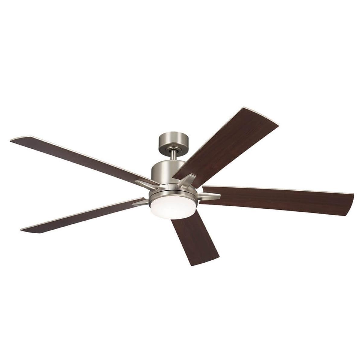 Lucian Elite 60 Inch Ceiling Fan With Light, Wall Control Included