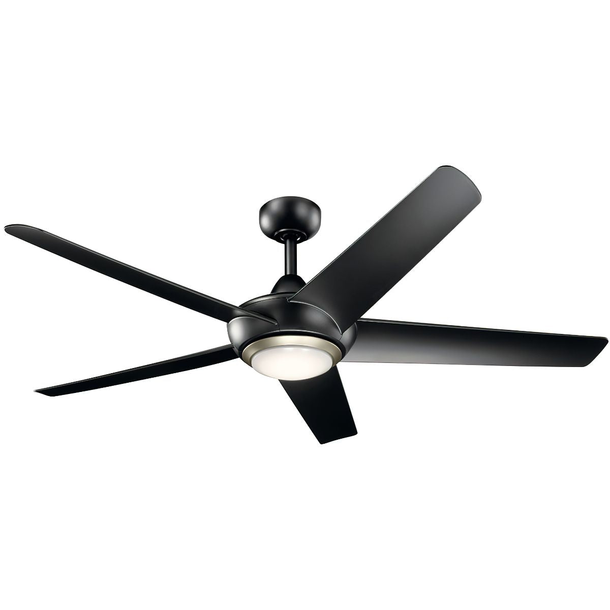 Kapono 52 Inch Satin Black LED Indoor Ceiling Fan with Remote - Bees Lighting