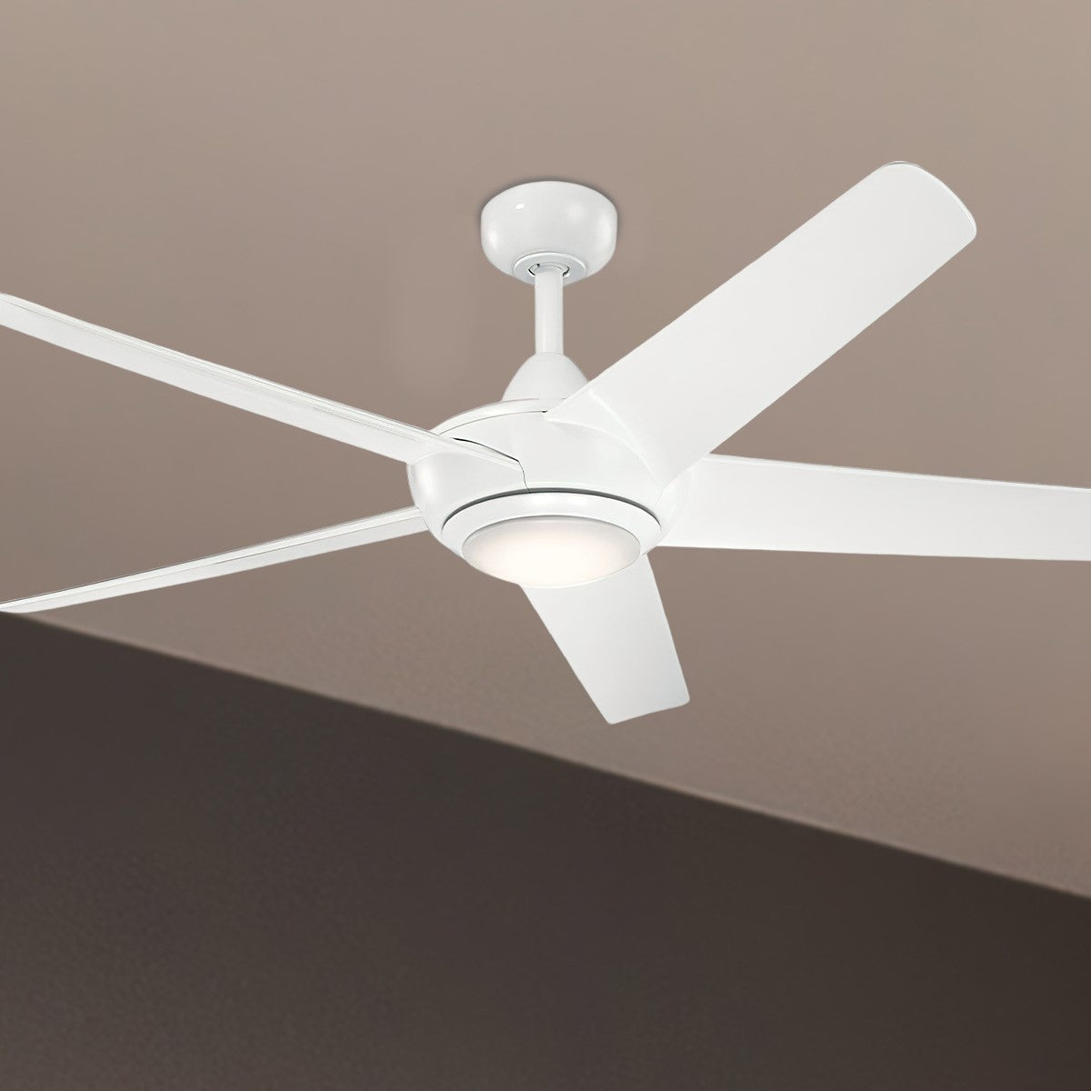 Kapono 52 Inch White LED Indoor Ceiling Fan with Remote - Bees Lighting