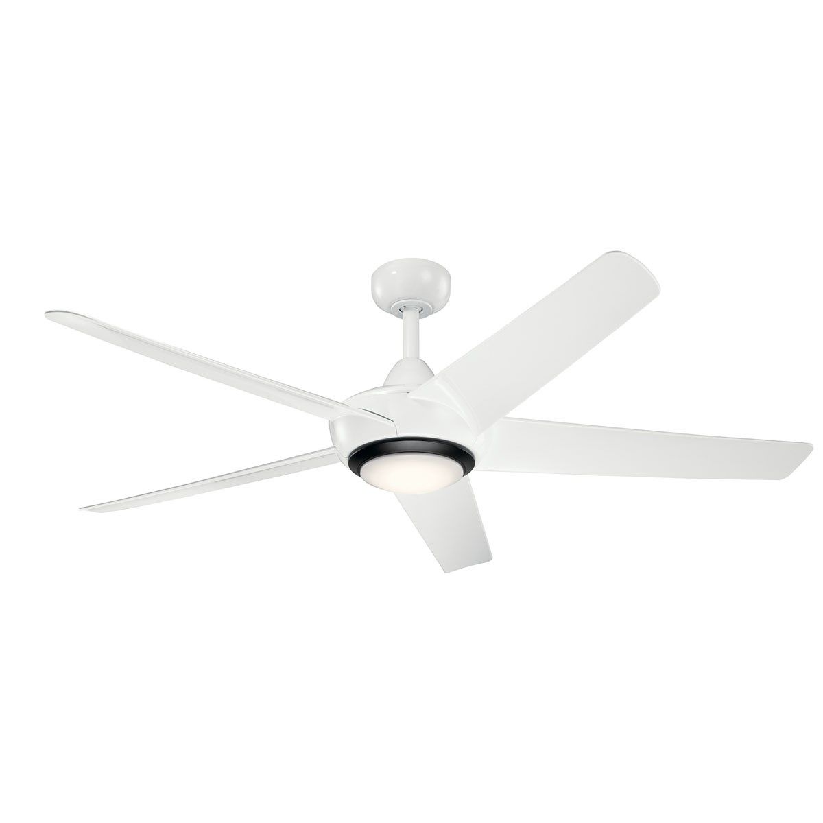 Kapono 52 Inch White LED Indoor Ceiling Fan with Remote - Bees Lighting
