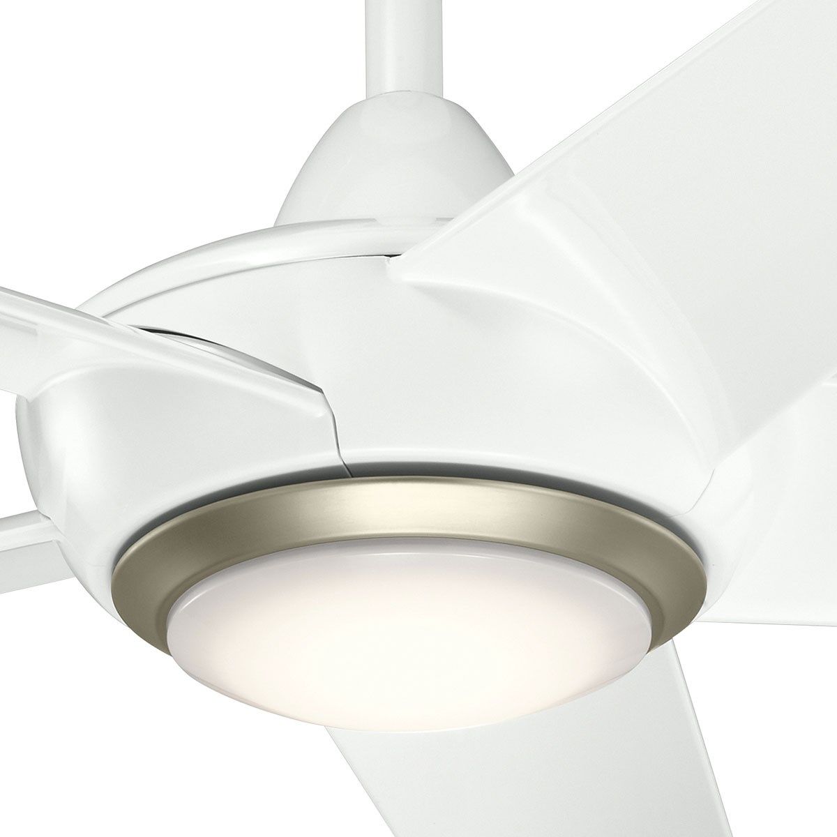 Kapono 52 Inch White LED Indoor Ceiling Fan with Remote - Bees Lighting