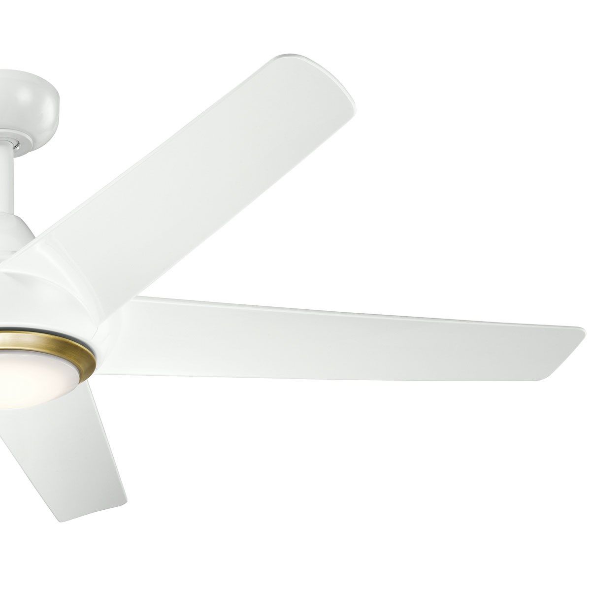 Kapono 52 Inch White LED Indoor Ceiling Fan with Remote - Bees Lighting