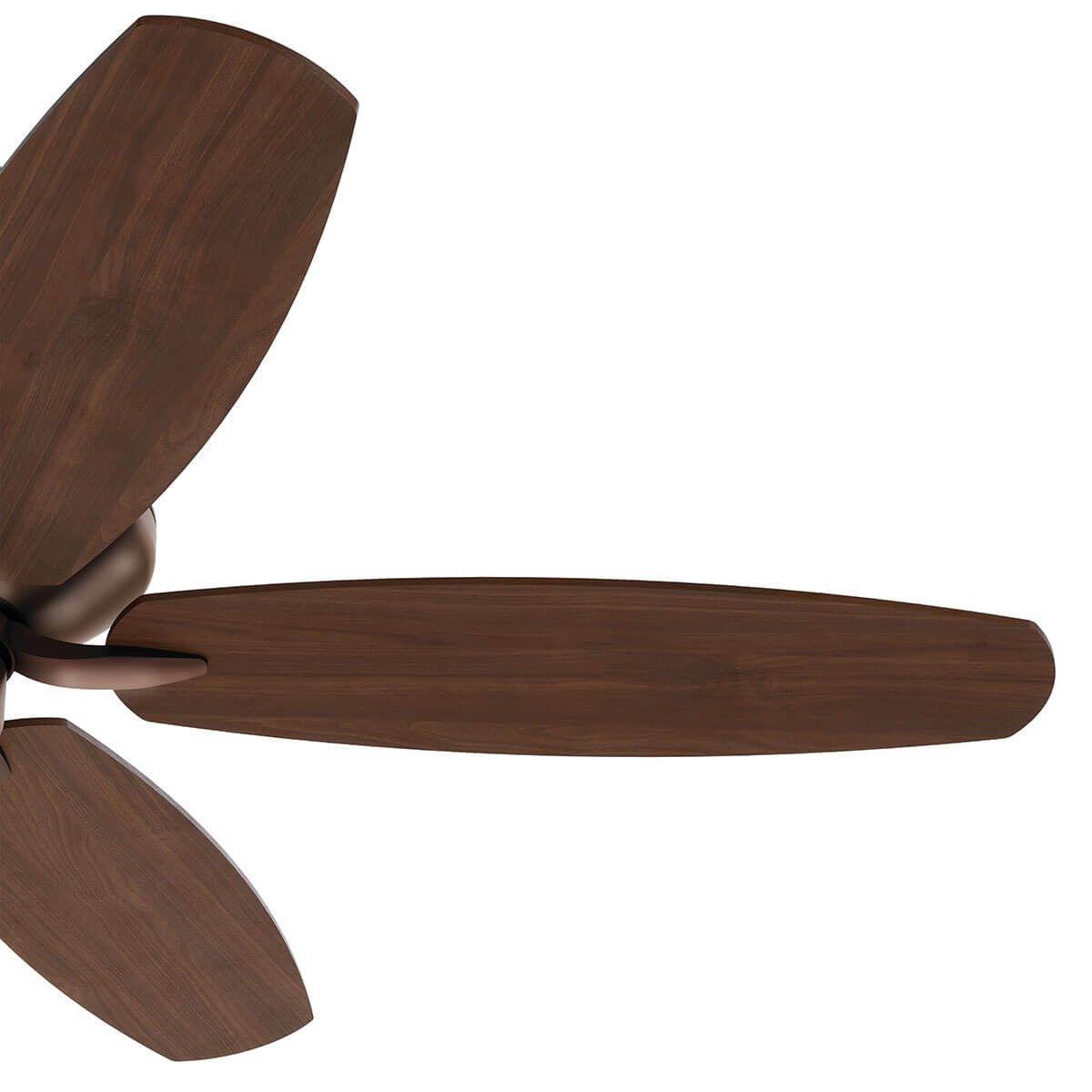 Renew 52 Inch Oil Brushed Bronze Simple Ceiling Fan with Pull Chain - Bees Lighting