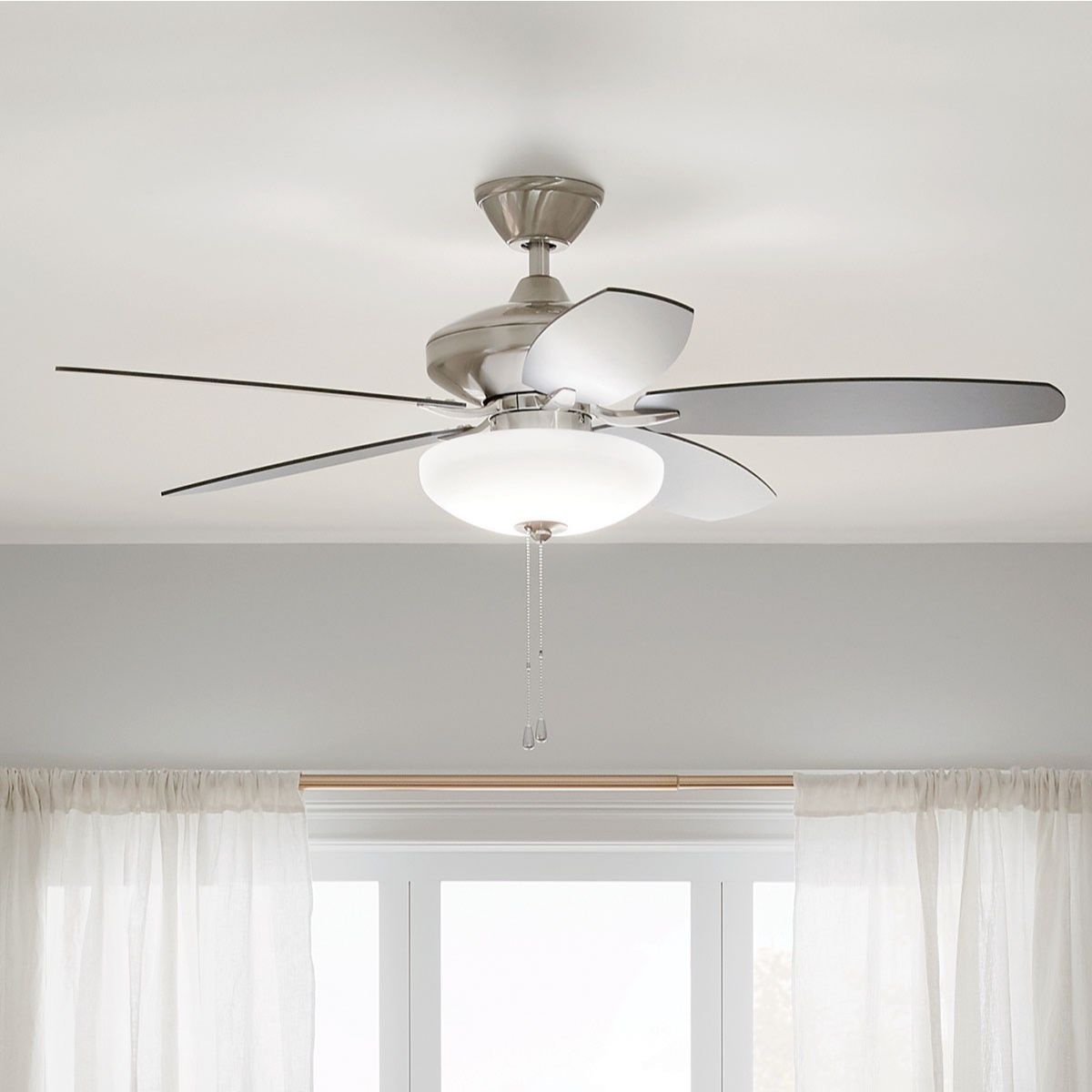 Renew Select 52 Inch Contemporary Ceiling Fan With Light - Bees Lighting