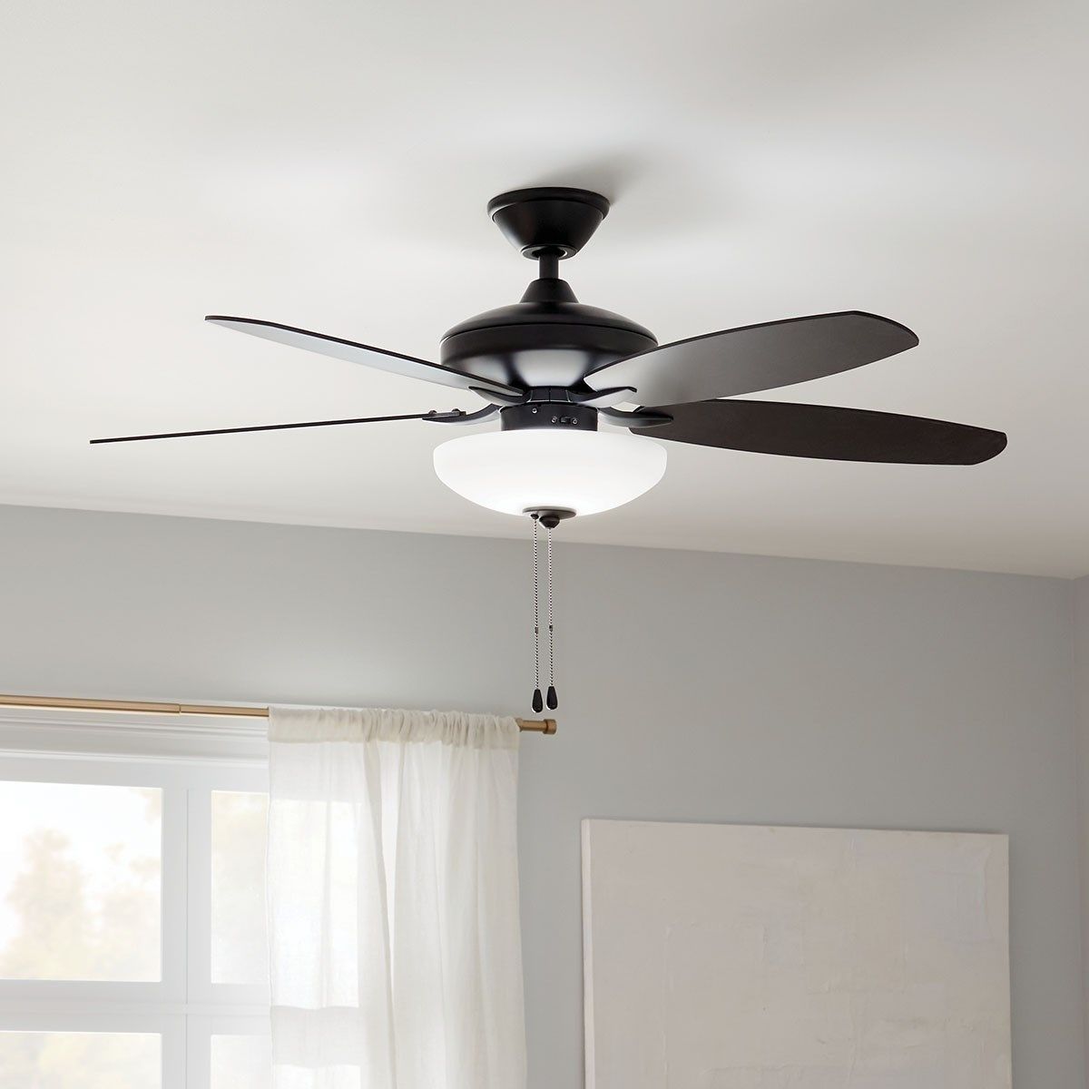 Renew Select 52 Inch Contemporary Ceiling Fan With Light - Bees Lighting