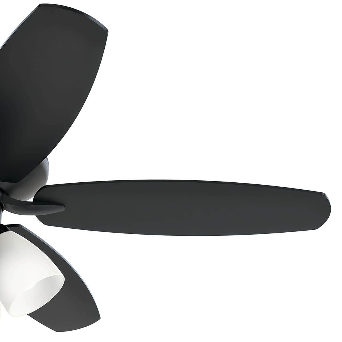 Renew Premier 52 Inch Satin Black LED Ceiling Fan with Light Kit and Pull Chain - Bees Lighting