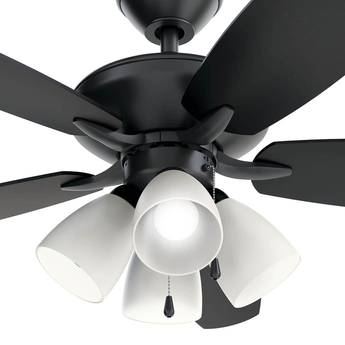 Renew Premier 52 Inch Contemporary Ceiling Fan With Light And Pull Chain - Bees Lighting