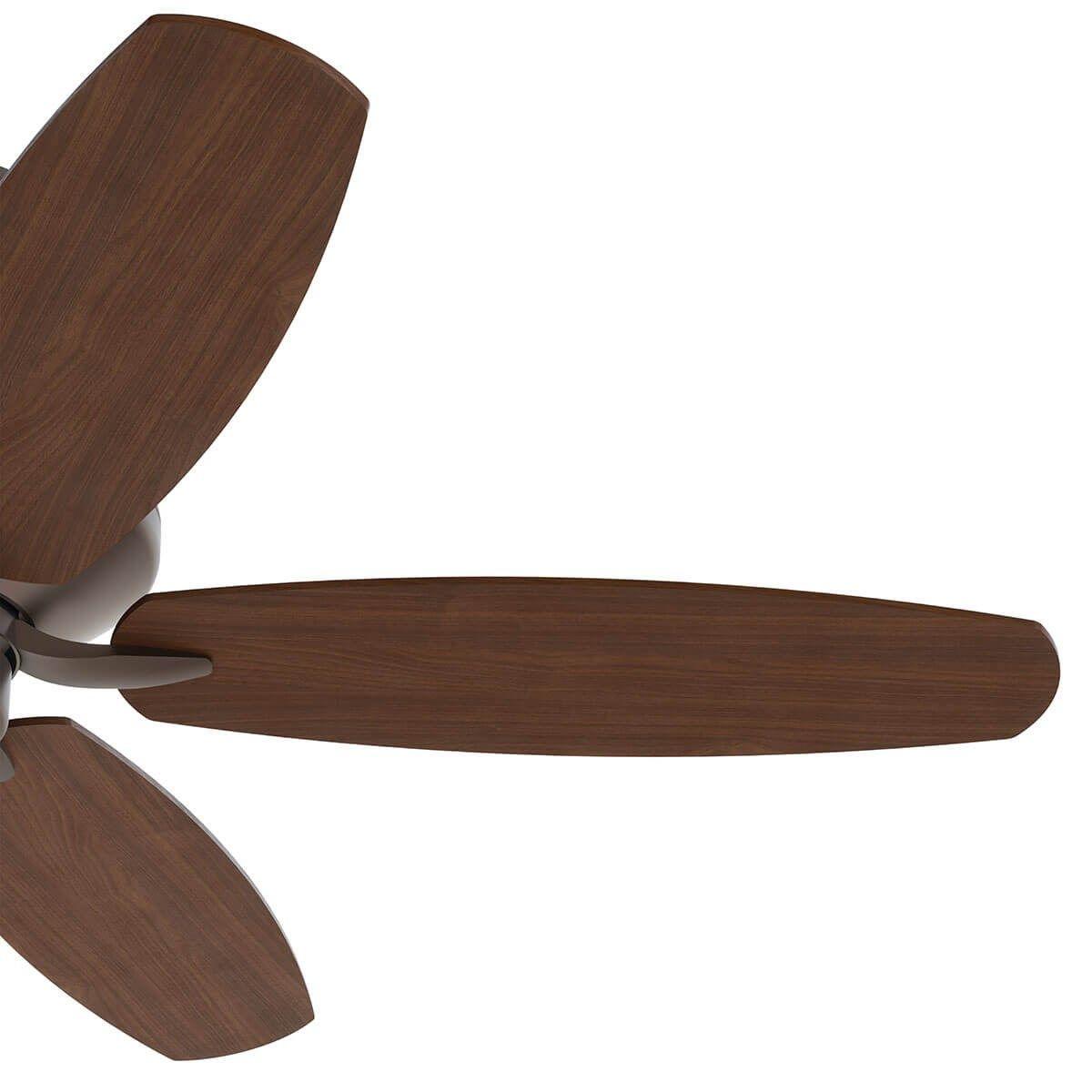 Renew Patio 52 Inch Satin Natural Bronze Damp Rated Ceiling Fan with Pull Chain - Bees Lighting