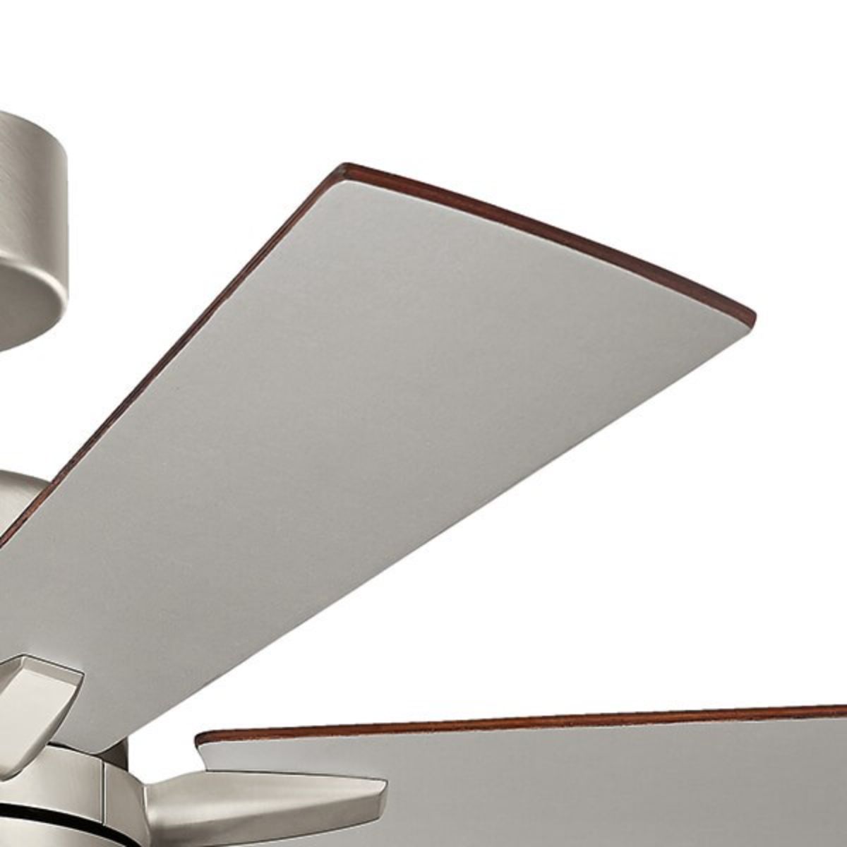 Lucian II 52 Inch Brushed Nickel Indoor Ceiling Fan with Pull Chain - Bees Lighting