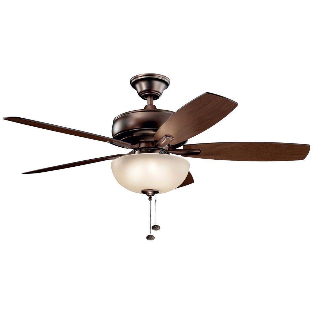 Terra Select 52 Inch Modern Ceiling Fan With Light And Pull Chain