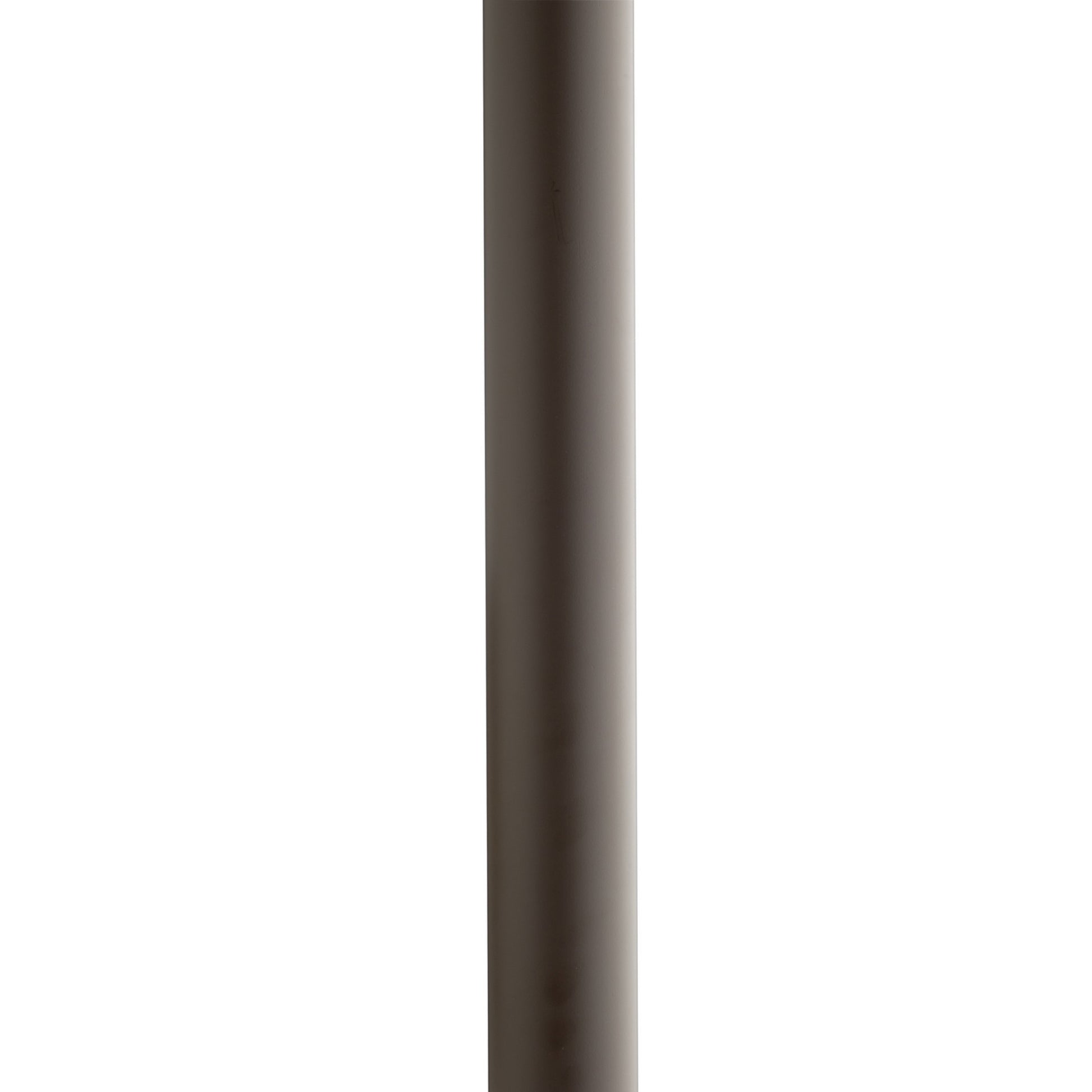 7 ft Light Post With Ladder Rest, Direct Burial, 3 in Round Aluminum Shaft, Bronze Finish - Bees Lighting