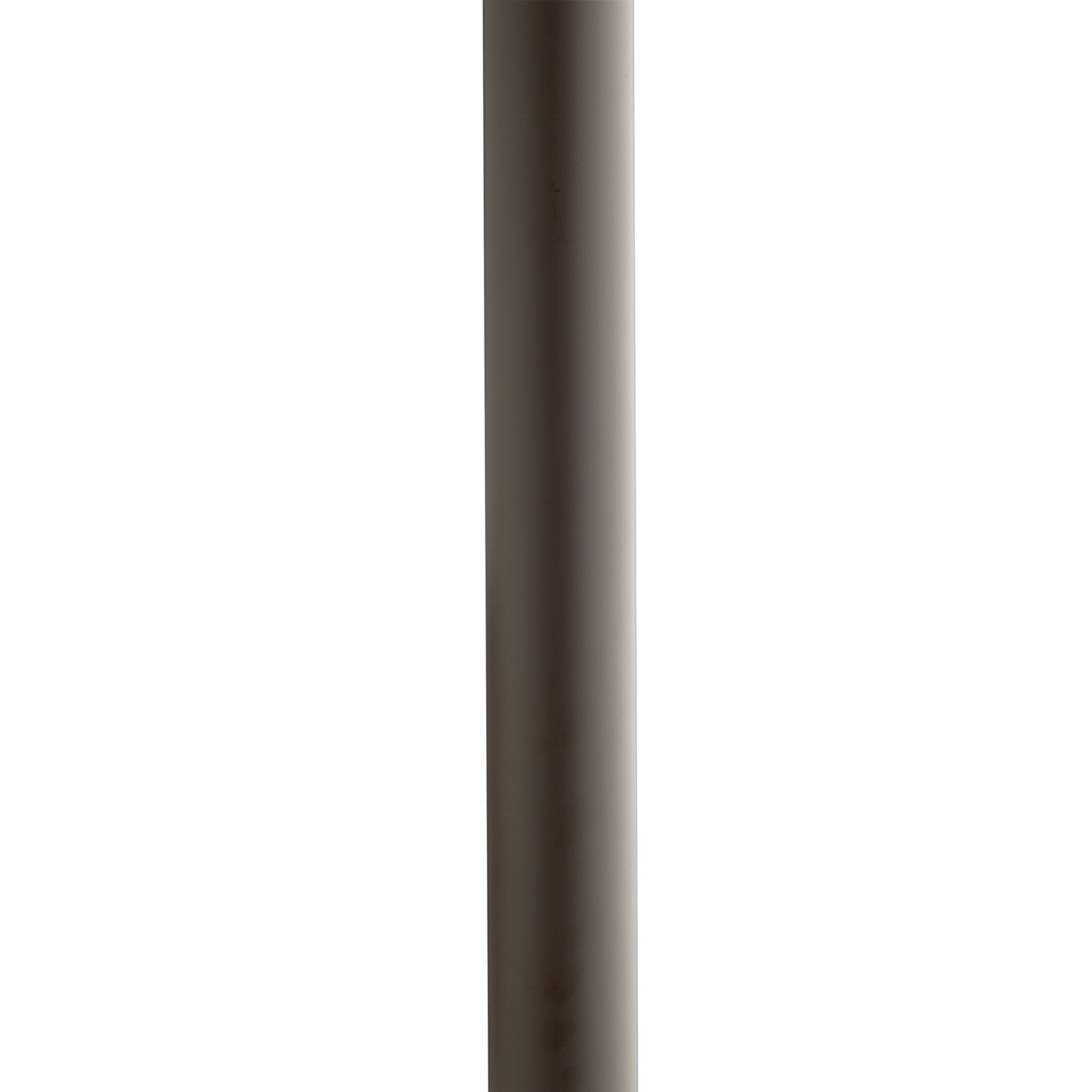7 ft Light Post With Ladder Rest, Direct Burial, 3 in Round Aluminum Shaft, Bronze Finish - Bees Lighting