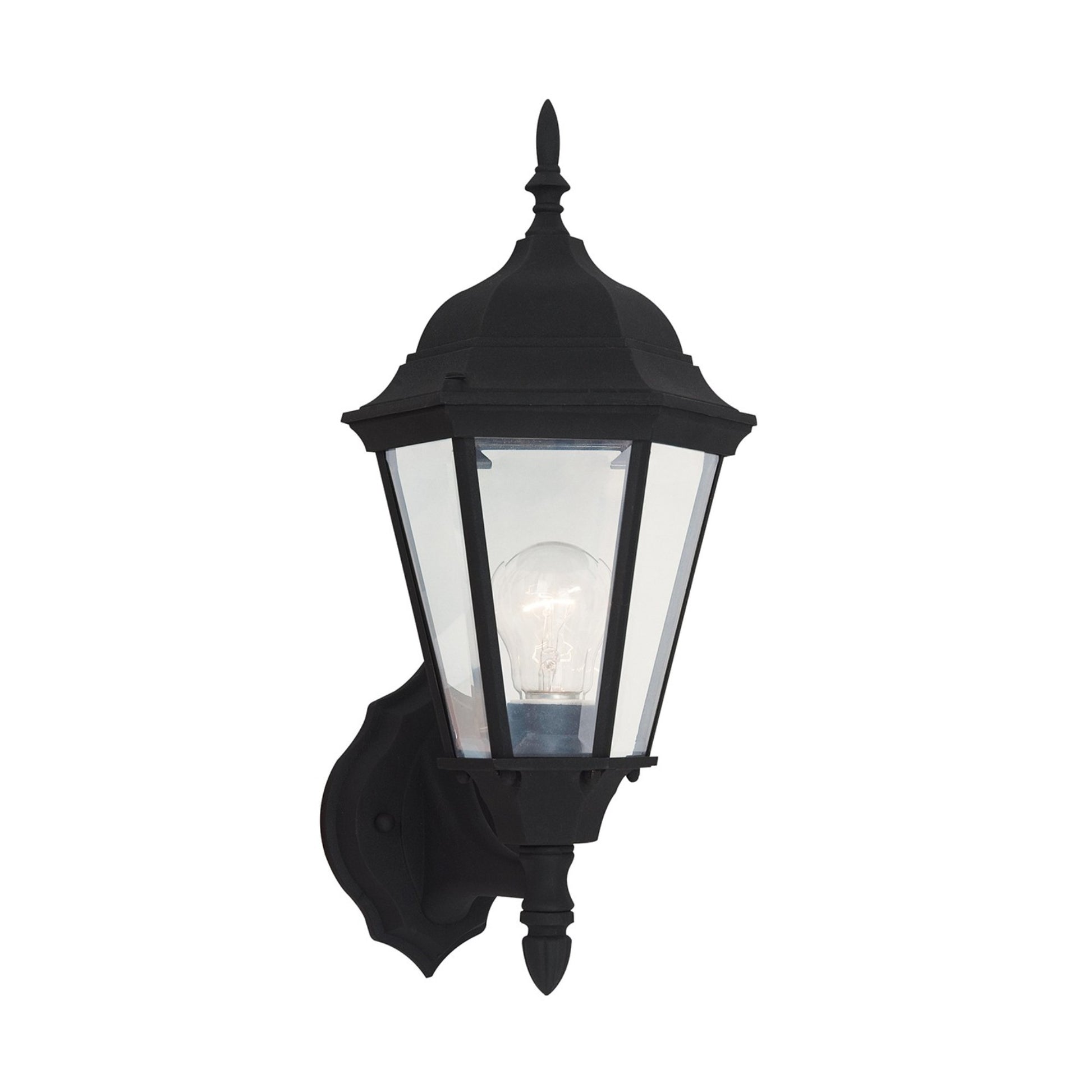 Bakersville 17" Outdoor Wall Lantern 88941, Black Finish - Bees Lighting