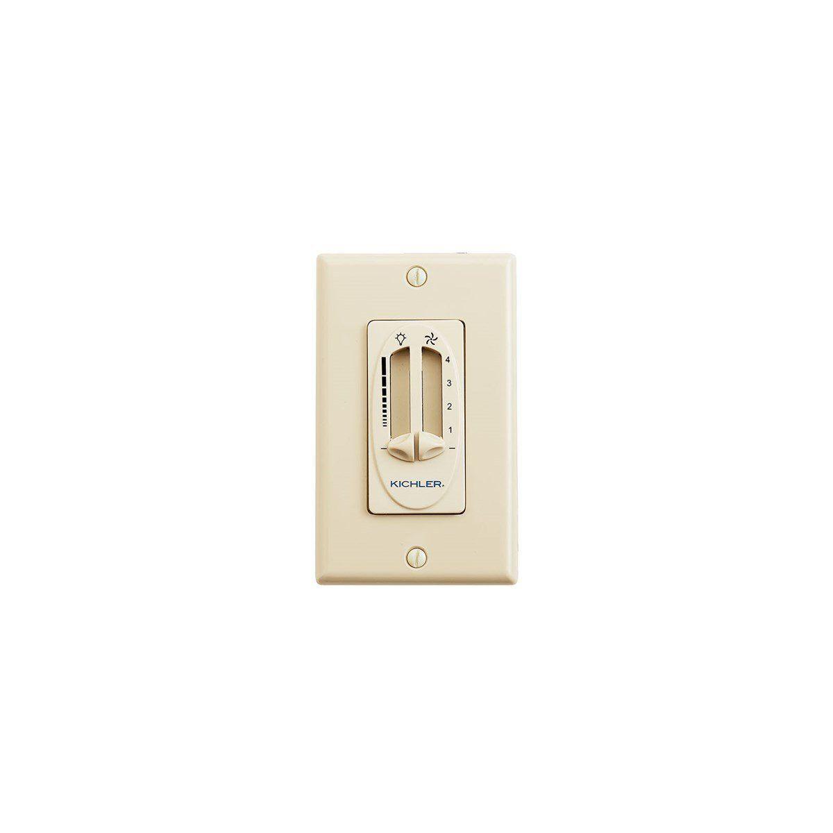 Universal 4-Speed Ceiling Fan And Light Dimmer Wall Control - Bees Lighting