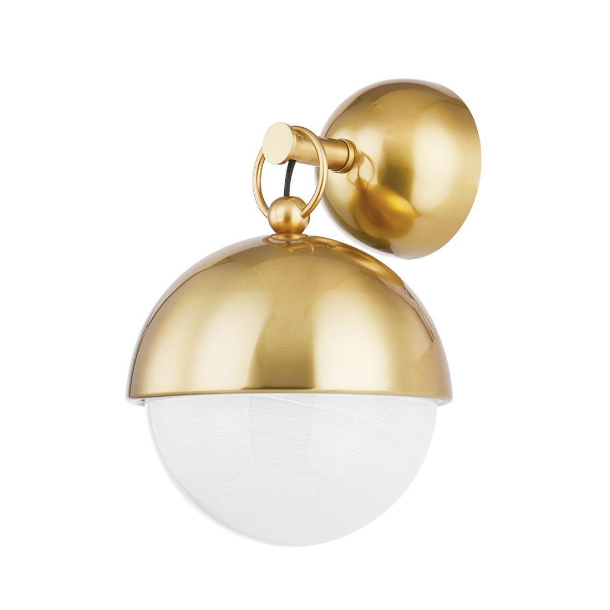 Althea 14 in. Wall Sconce vintage polished brass Finish - Bees Lighting