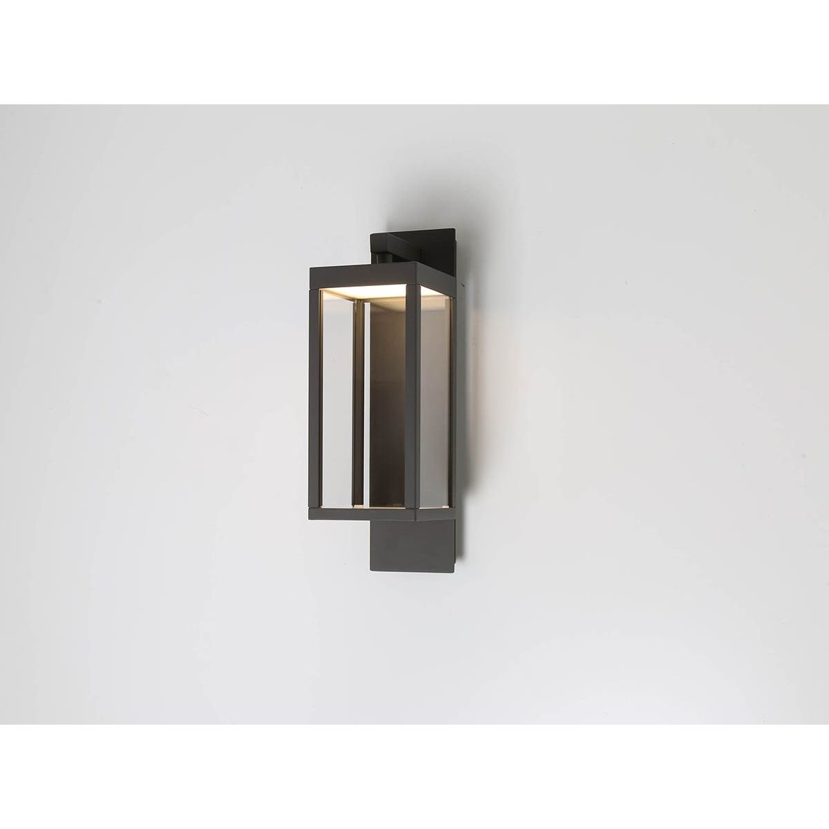 34125 15 In. LED Outdoor Wall Sconce Gray Finish